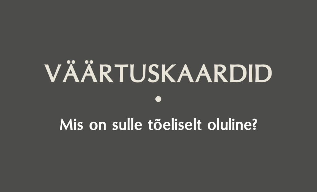 Väärtuste kaardid